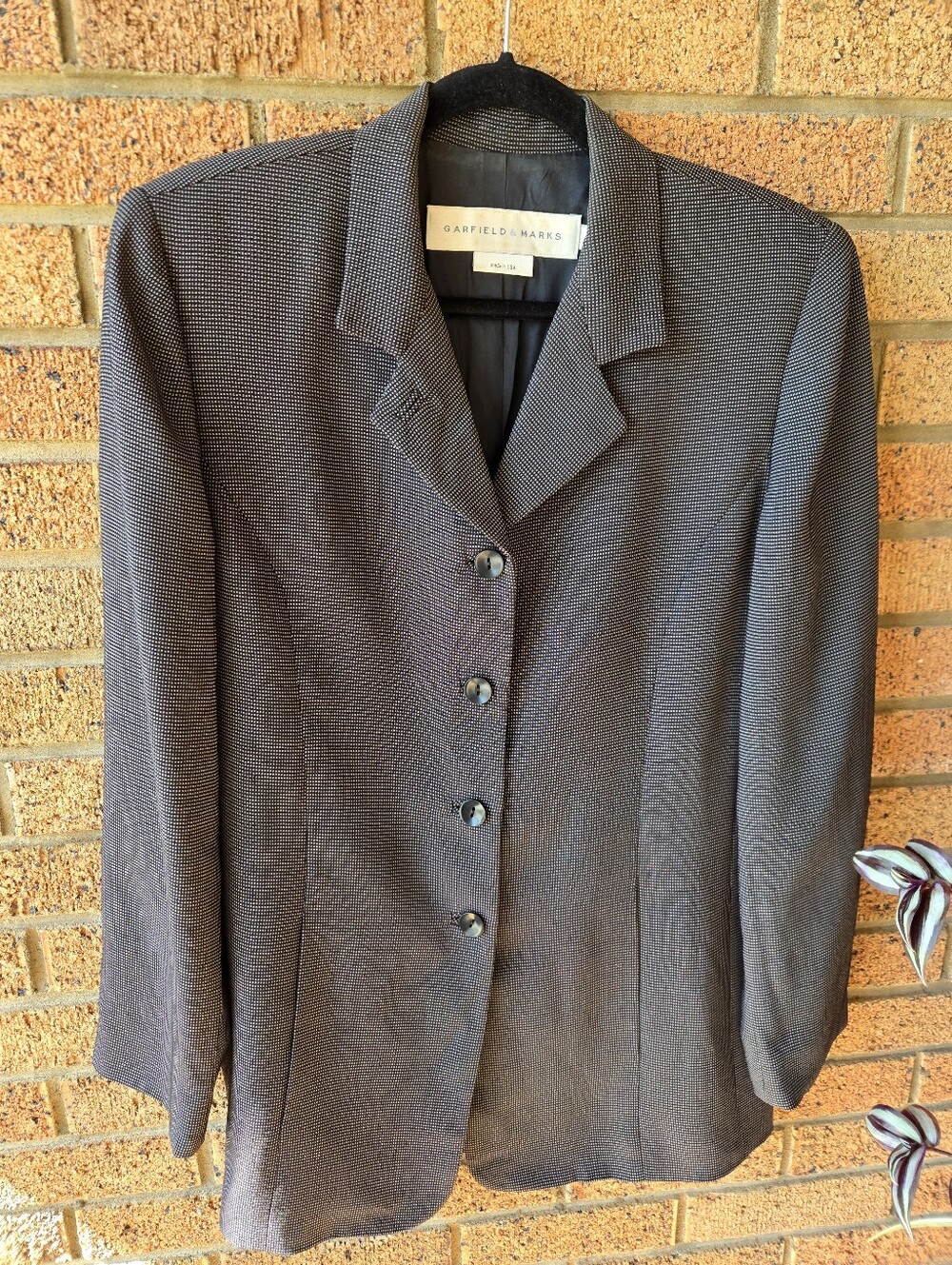 Vintage Garfield & Marks 90s Minimalist Structured Longline Blazer 8